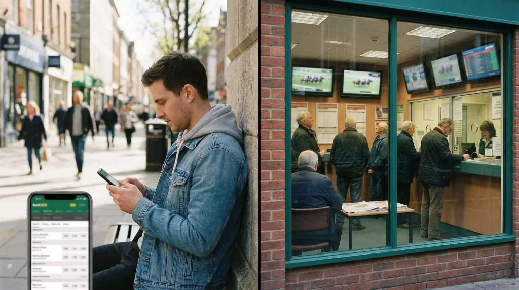 Tricast online vs betting shop